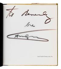 [Warhol, Andy (1928-1987)]. Andy Warhol: Portraits of the 70s . David Whitney, editor. New York: Random House, 1979.