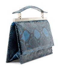 Judith Leiber Blue Skin Bag,