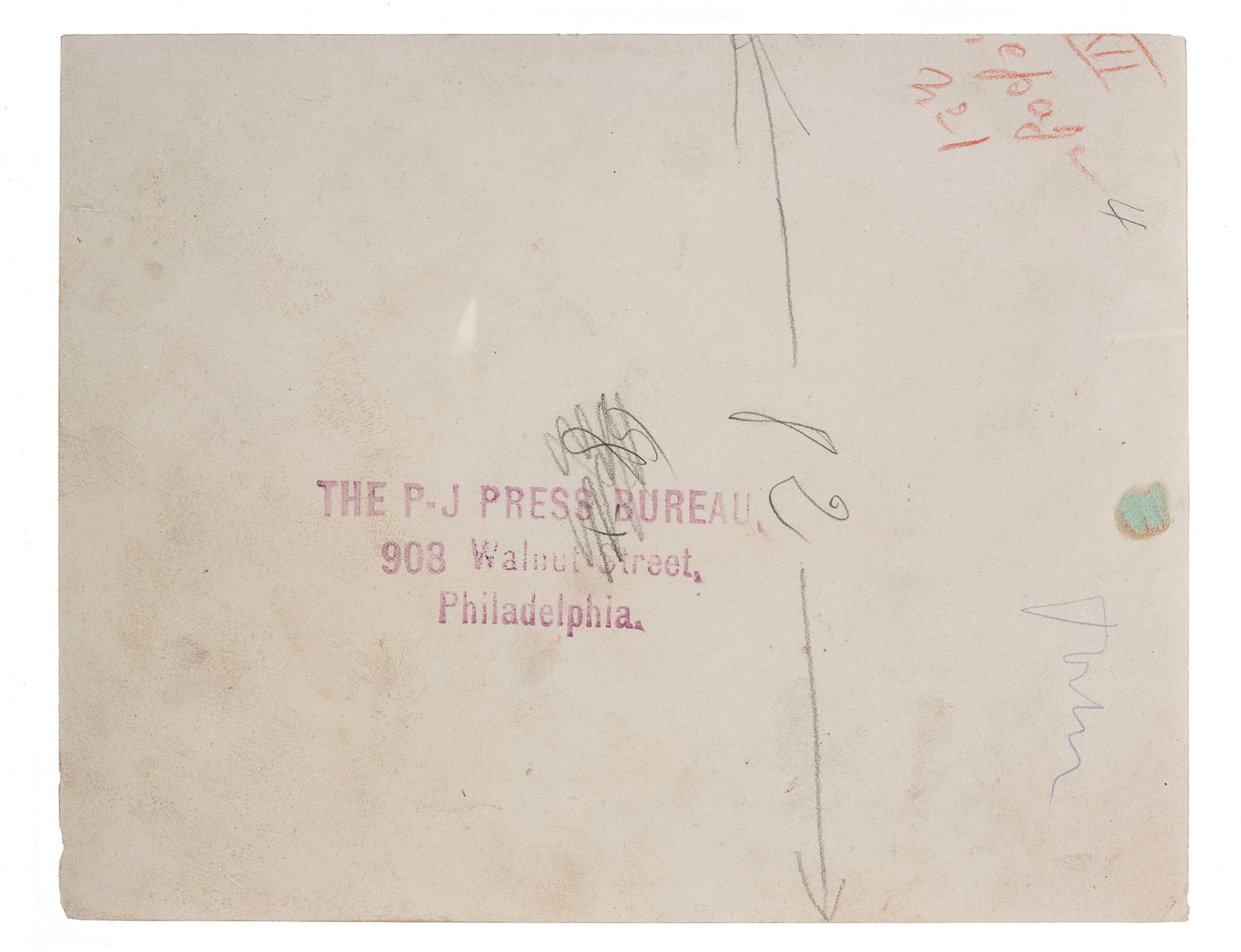 [EARLY PHOTOGRAPHY] -- [RELIGION]. The Daughters of Jerusalem, Noah's Ark Store, All Welcome . Philadelphia, PA: The P.J. Press Bureau, ca 1900.