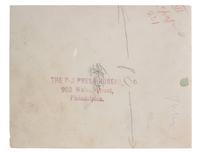 [EARLY PHOTOGRAPHY] -- [RELIGION]. The Daughters of Jerusalem, Noah's Ark Store, All Welcome . Philadelphia, PA: The P.J. Press Bureau, ca 1900.
