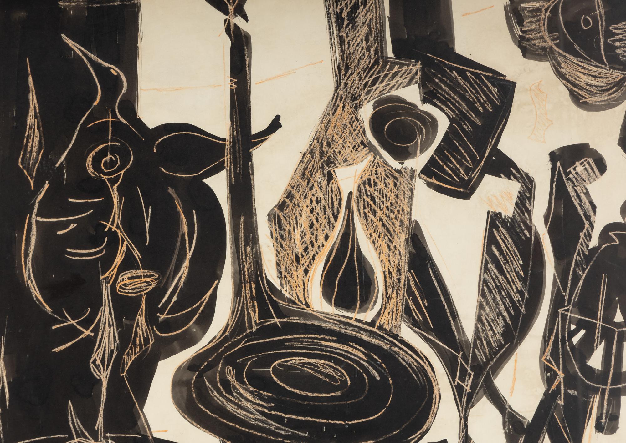 Surrealist Figures , 1952