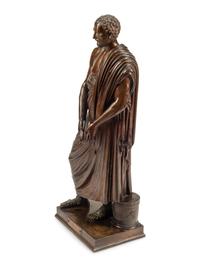 An Italian Bronze Figure of Demosthenes