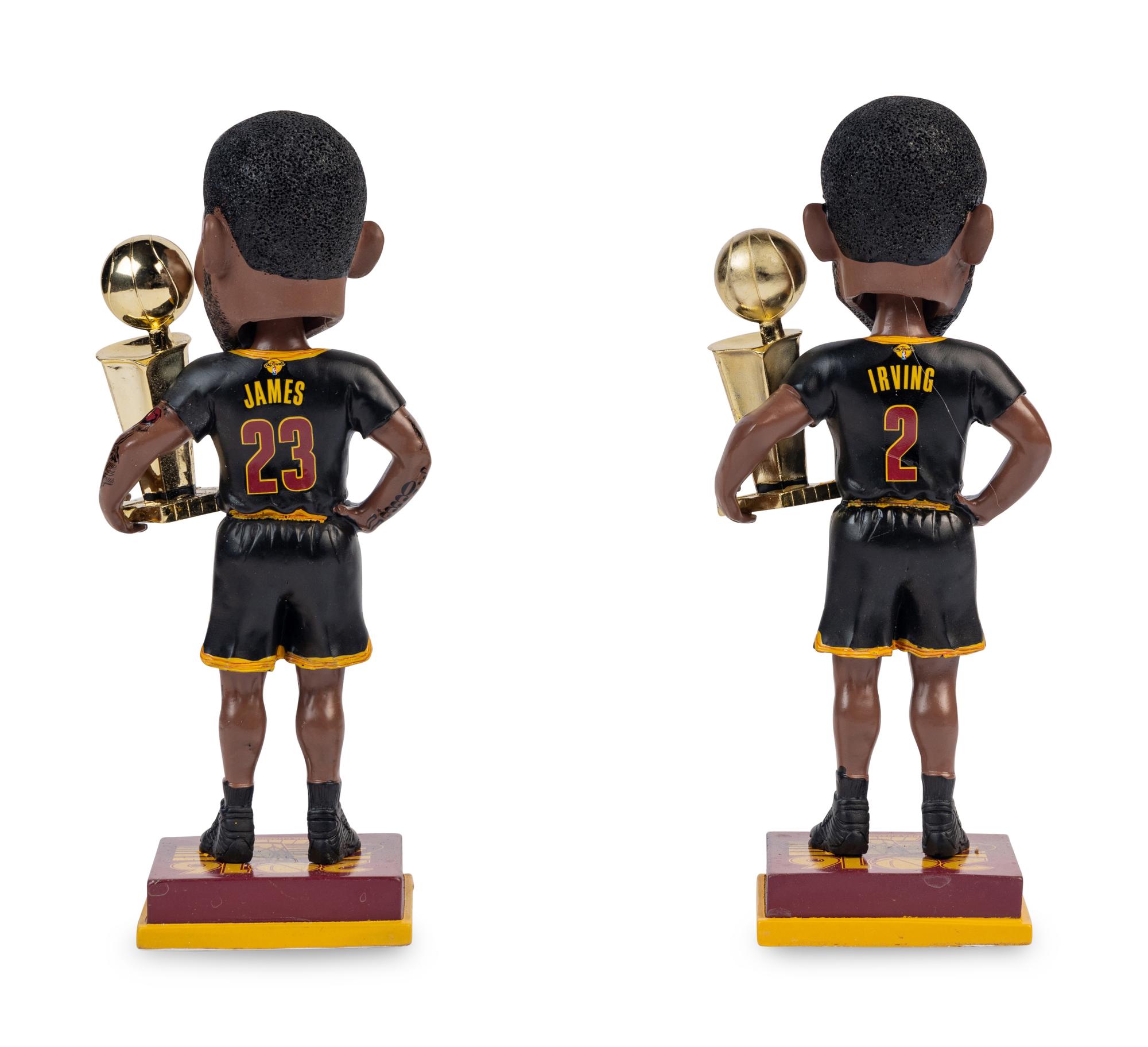 A Group of Cleveland Cavaliers 2016 NBA Championship Items Including Kyrie Irving Signed Autograph Basketball,