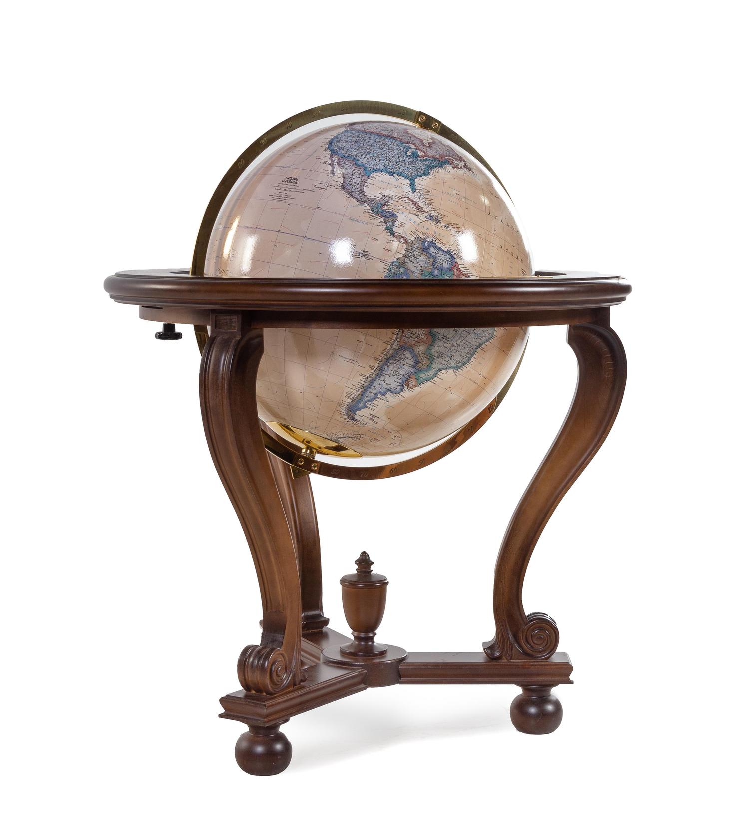 A National Geographic Floor Globe ( ETA #31)