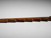 Northern Plains Sawtooth Quirt, with Beaded Wrist Strap