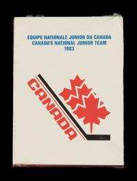 An Unopened Set of 1983 Canadian National Junior Team Hockey Cards (Mario Lemieiux Rookie)