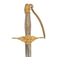 Ames Silver Gripped Gilt Eagle Pommel Presentation Sword to James Huston of the 69th NYSM - KIA at Gettysburg with the 82nd NY Infantry