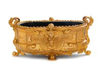 A Neoclassical Gilt Bronze Jardinière