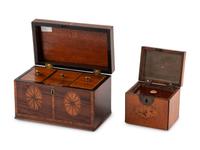 Two English Tea Caddies