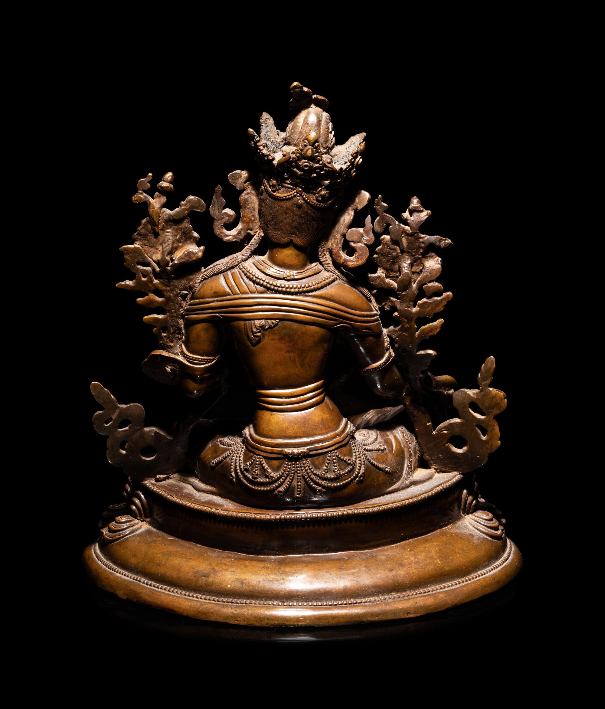 A Sino-Tibetan Copper Alloy Figure of Tara