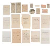 [AMERICANA]. Letters, documents, and ephemera, from the Estate of Carroll J. Delery III.