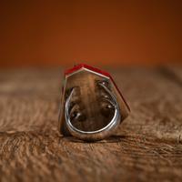 Mosaic Inlay Ring, with Morenci Turquoise