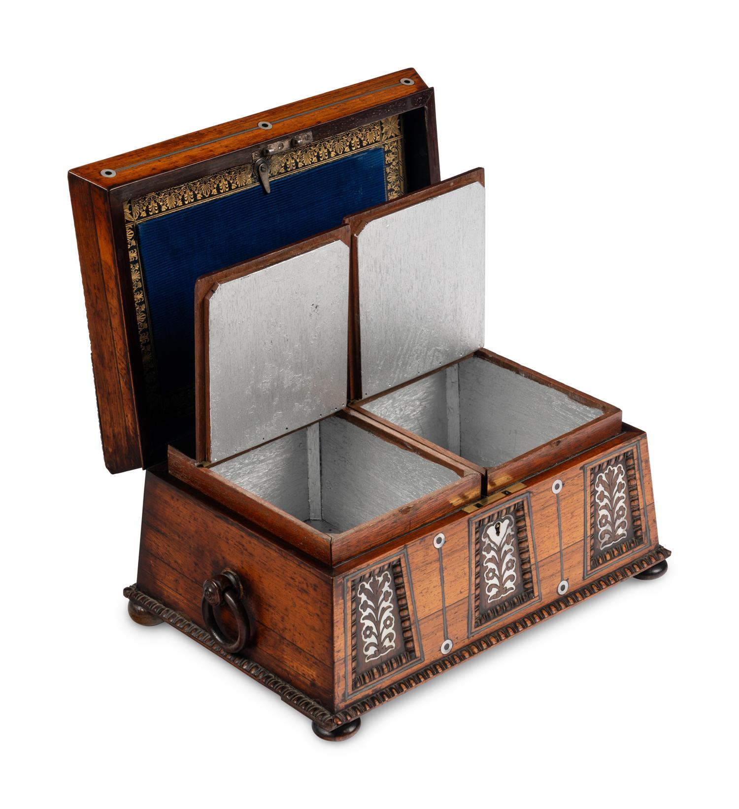 An Anglo-Indian Musical Tea Caddy