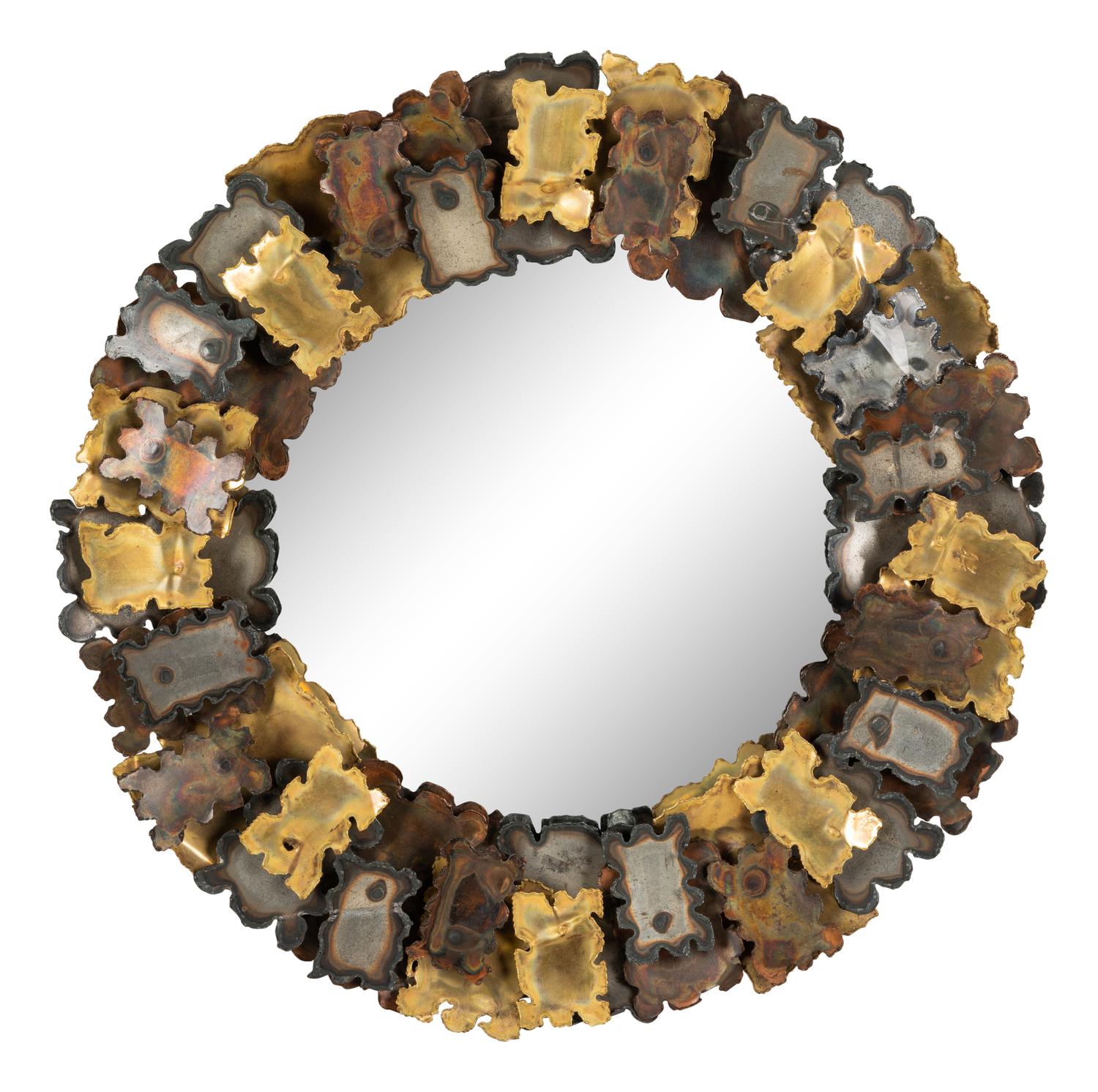 A C. Jeré Brass Mirror