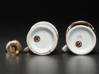Two Fraternal Porcelain Shaving Mugs