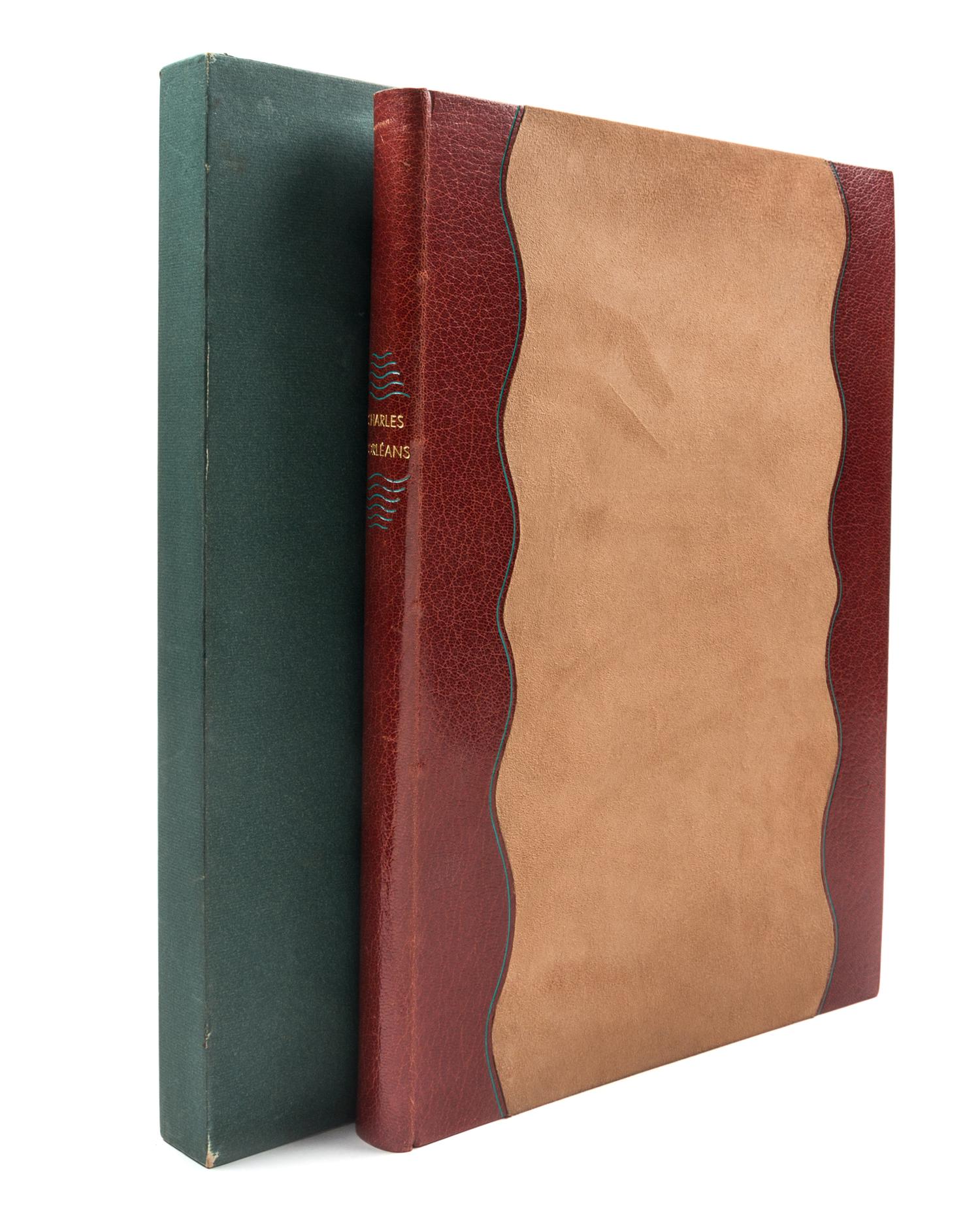 (MATISSE, HENRI) ORLEANS, CHARLES, DUC D'. Poemes. Paris, 1950. Bound by Gras. Limited, signed.