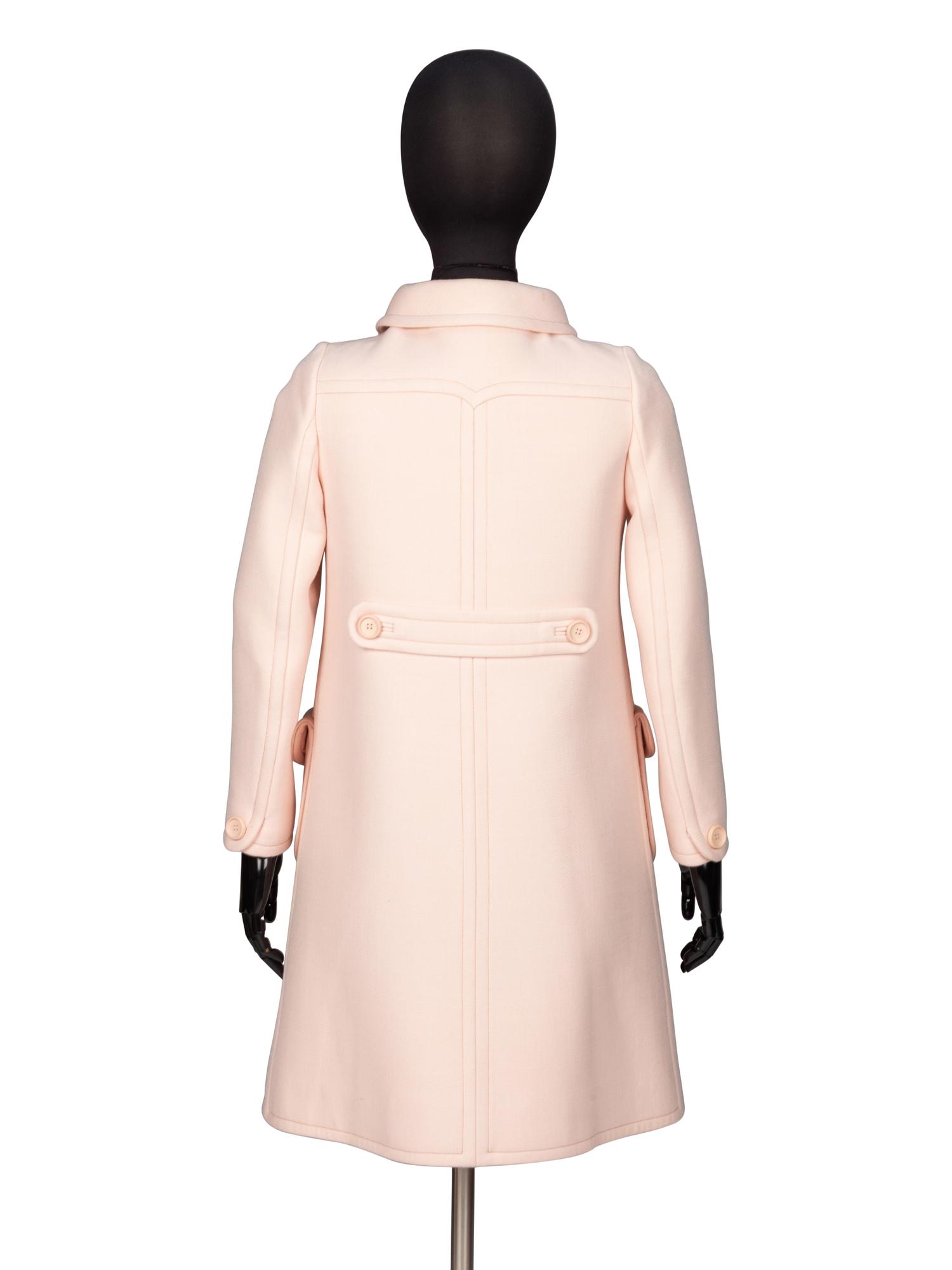 COURRÈGES HAUTE COUTURE, PALE PINK COAT