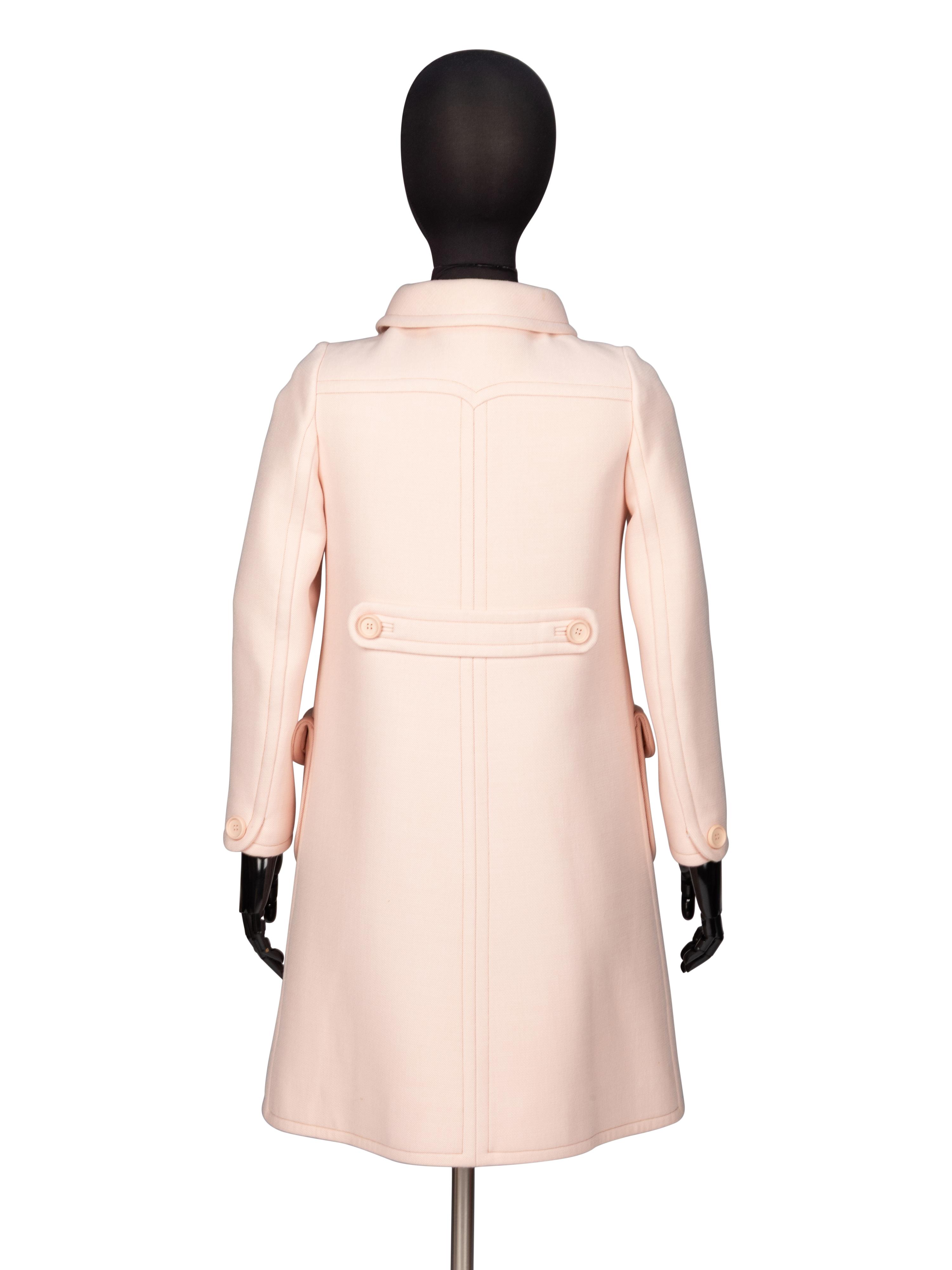 COURRÈGES HAUTE COUTURE, PALE PINK COAT