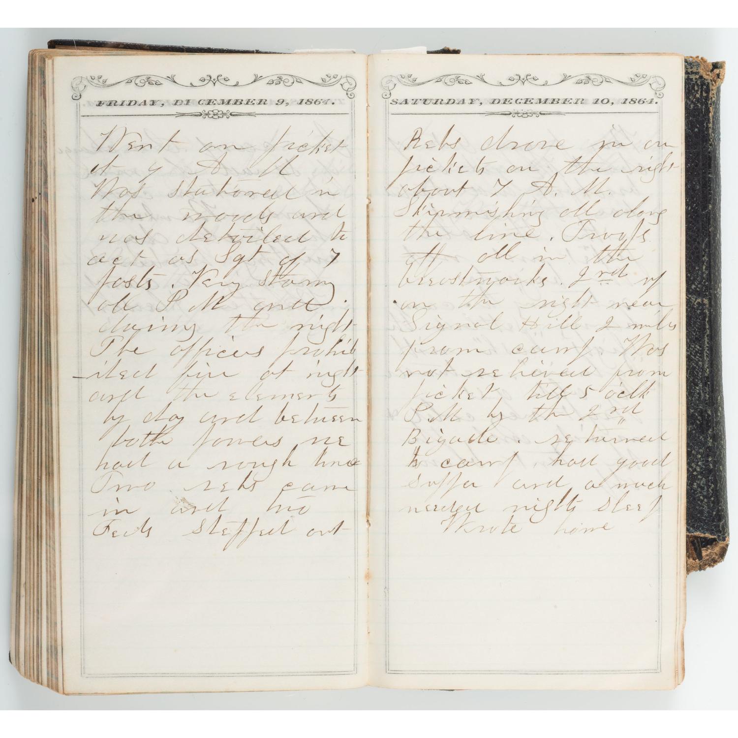 Civil War Diaries of Jared P. Hubbard, 2nd New Hampshire Volunteers