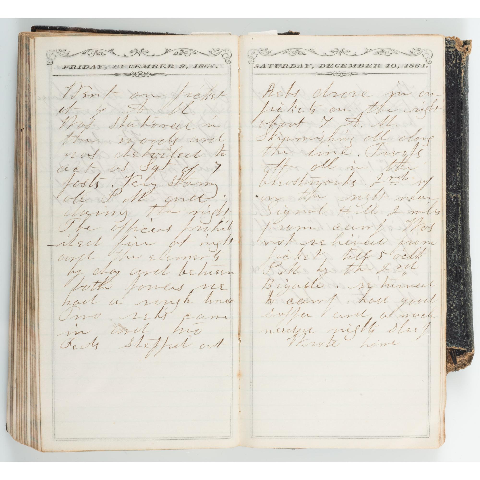 Civil War Diaries of Jared P. Hubbard, 2nd New Hampshire Volunteers
