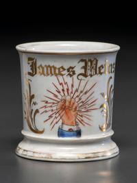 An Electrician's Porcelain Occupational Shaving Mug