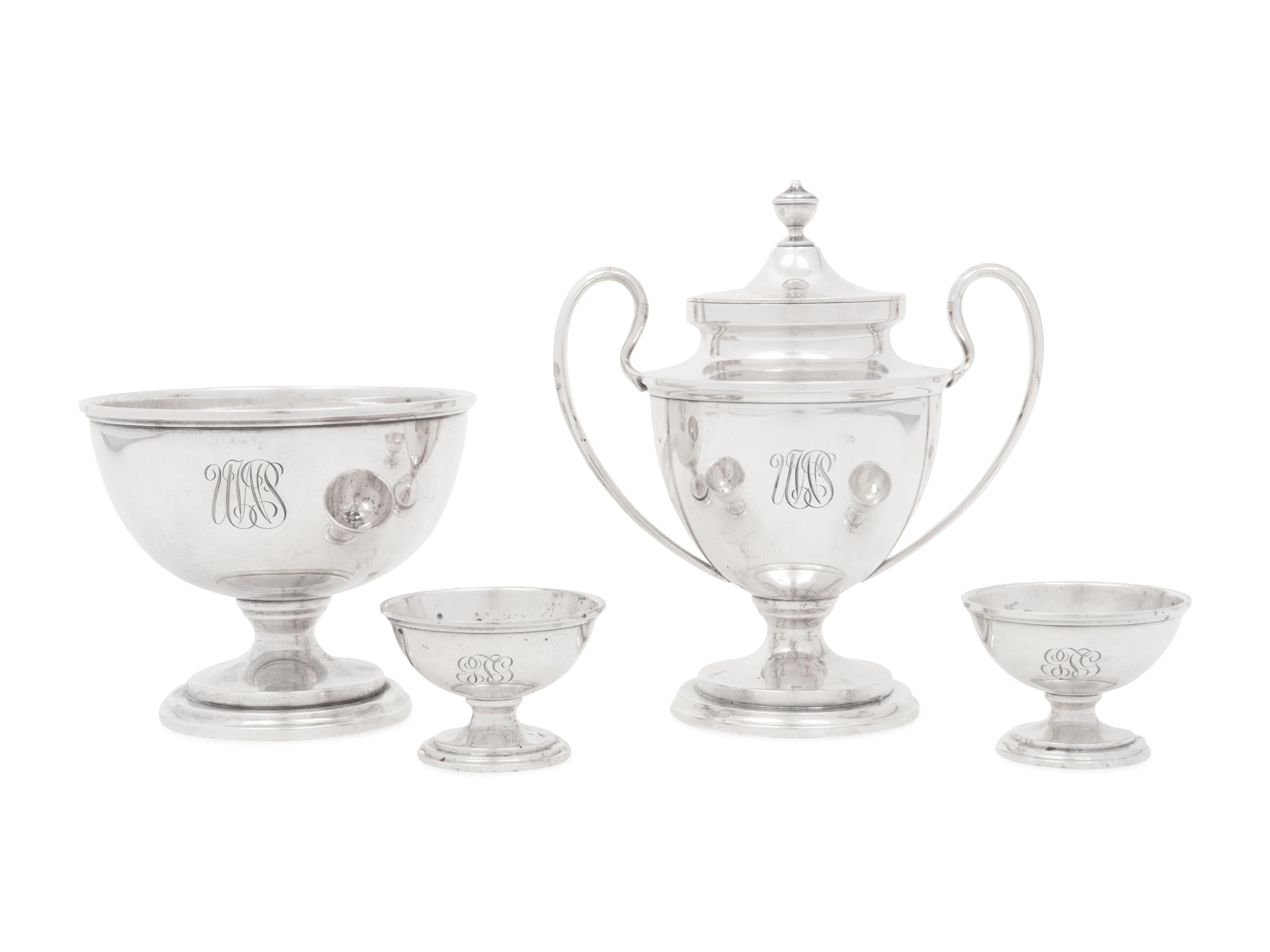 Four American Silver Hollowware Articles