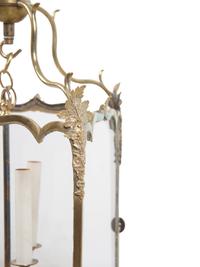 A French Brass Hall Lantern