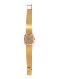 AUDEMARS PIGUET, 18K YELLOW GOLD AND DIAMOND WRISTWATCH