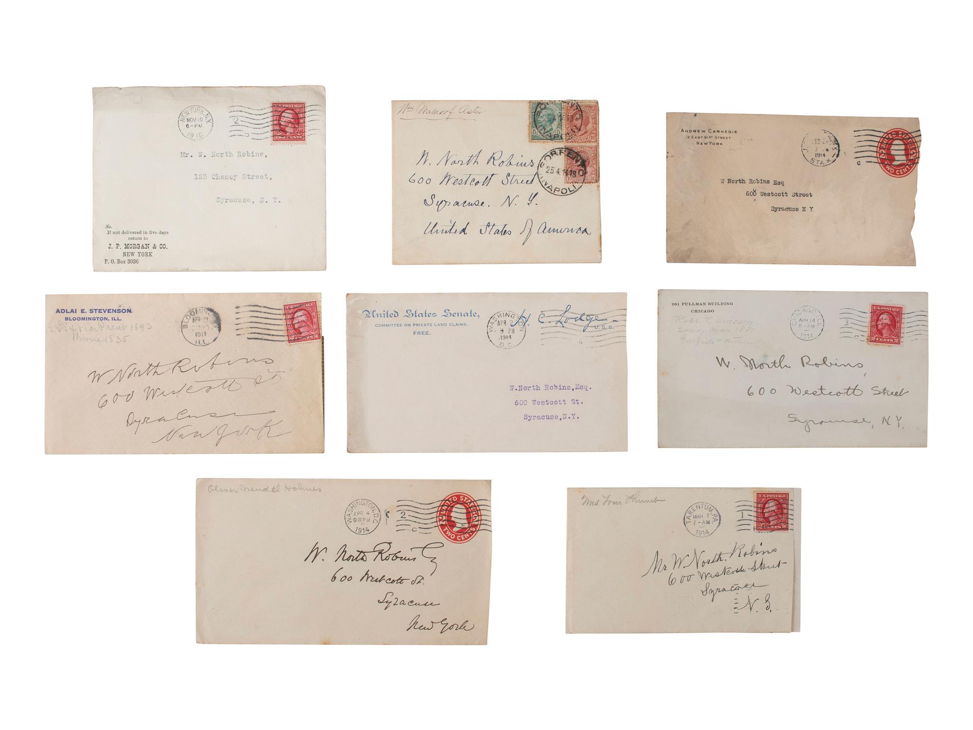 [AUTOGRAPHS]. Notable figures from the late 19th and early 20th-centuries.