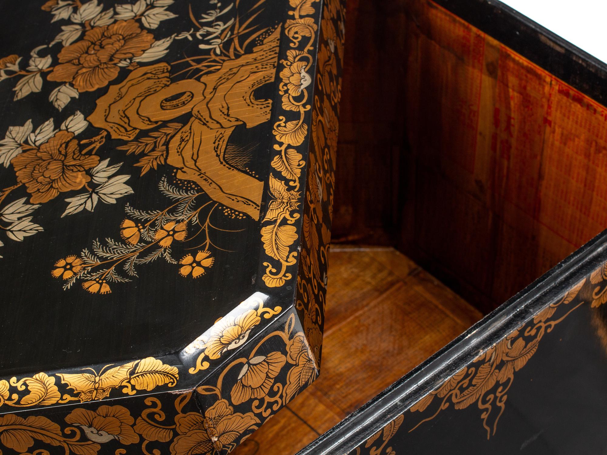 A Pair of Japanese Lacquer Lift-Top Chests