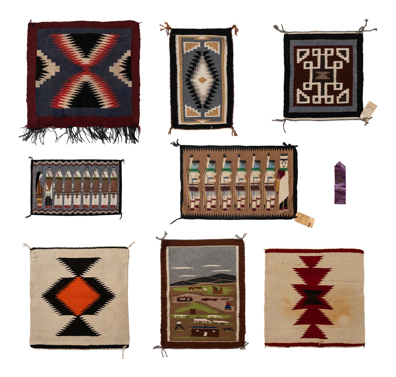 Collection of Navajo Samplers / Rugs