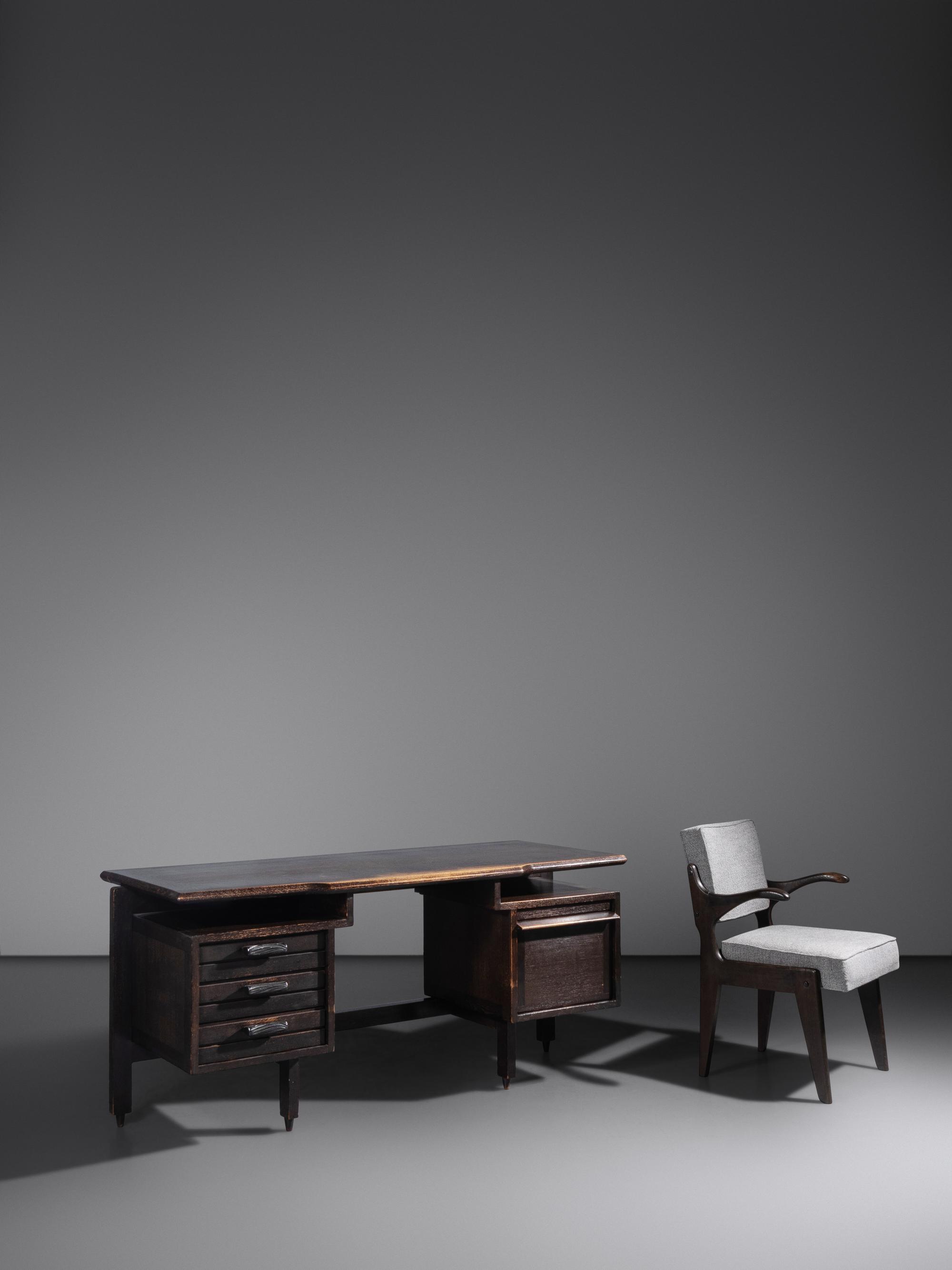 Desk and Chair, c. 1950 Votre Maison, France