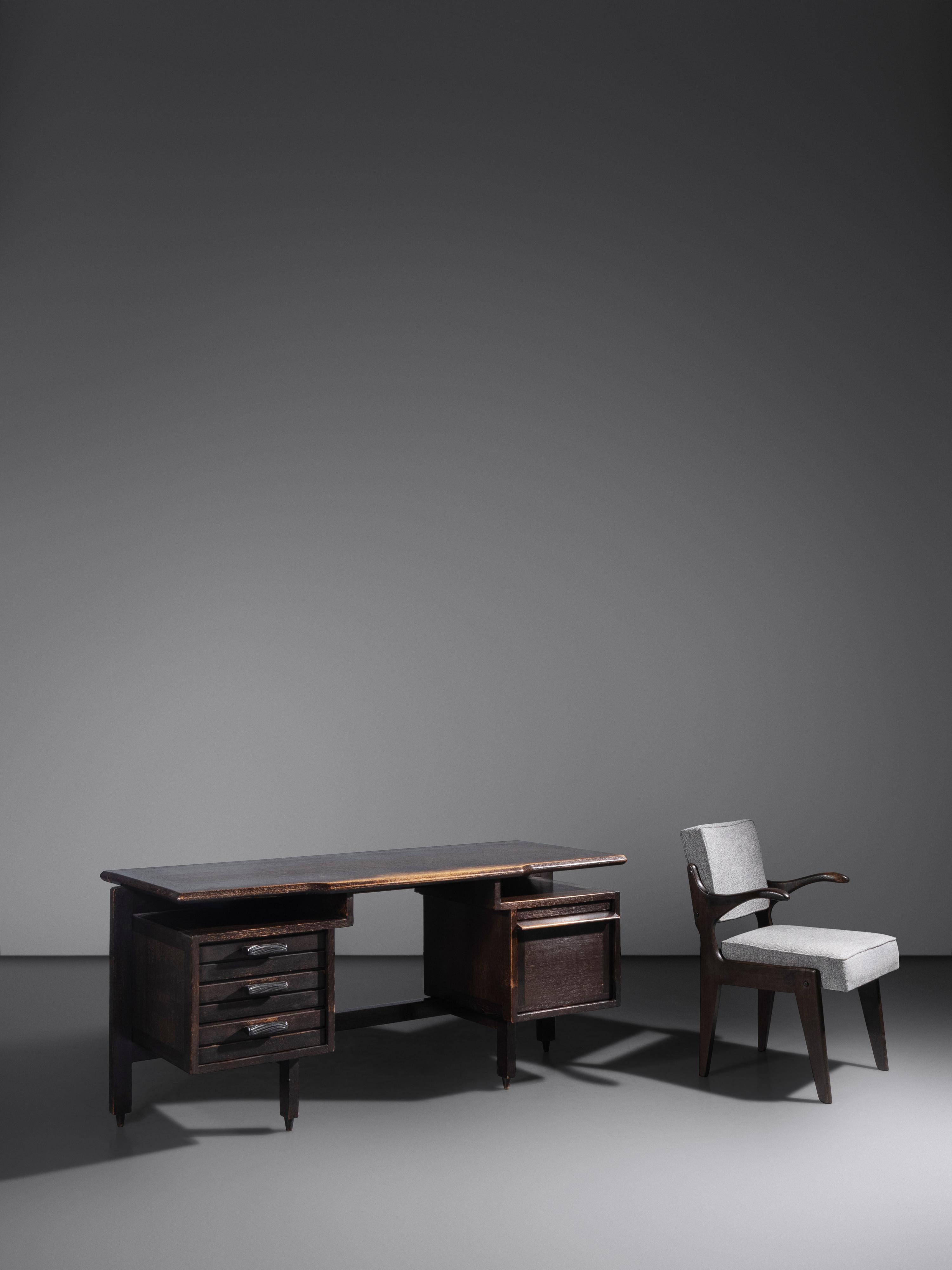 Desk and Chair, c. 1950 Votre Maison, France