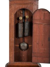 An English Line Inlaid Mahogany Tall Case Clock