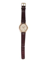 JAEGER-LeCOULTRE, VINTAGE, 18K PINK GOLD TRIPLE CALENDAR WRISTWATCH
