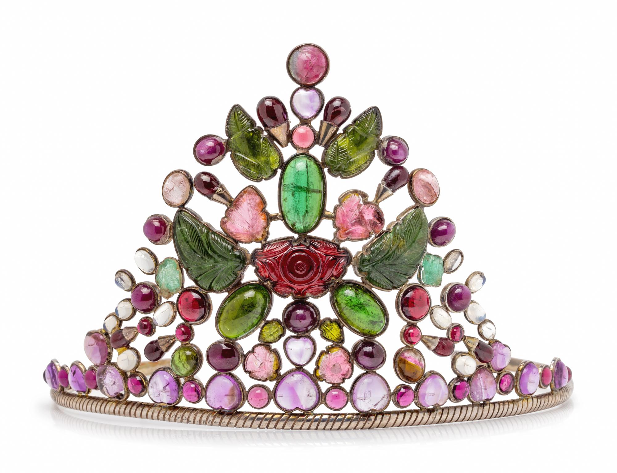 A Silver, Onyx and Glass Demi-Parure, Georgina Ward,