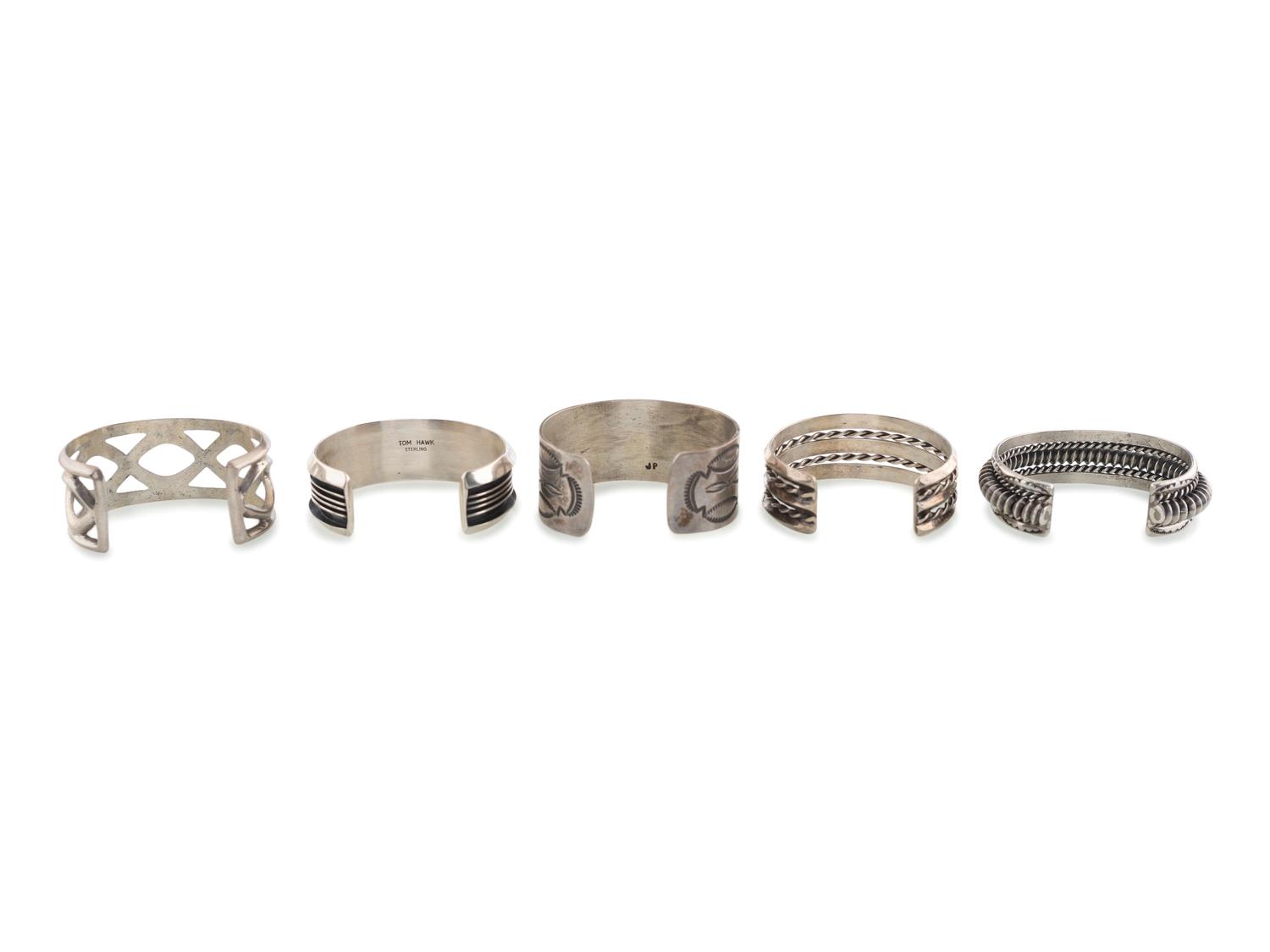 Navajo Silver Cuff Bracelets