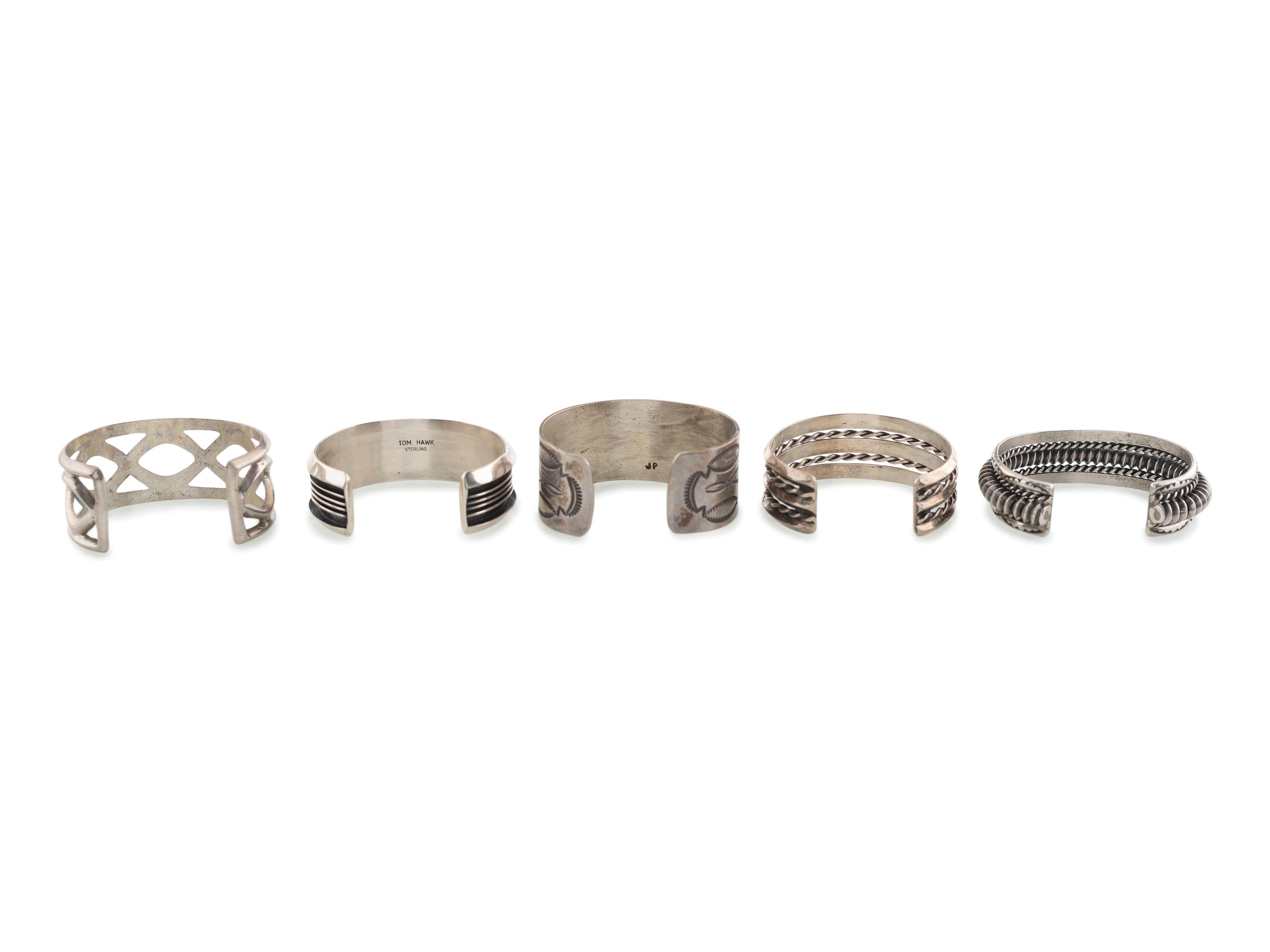 Navajo Silver Cuff Bracelets