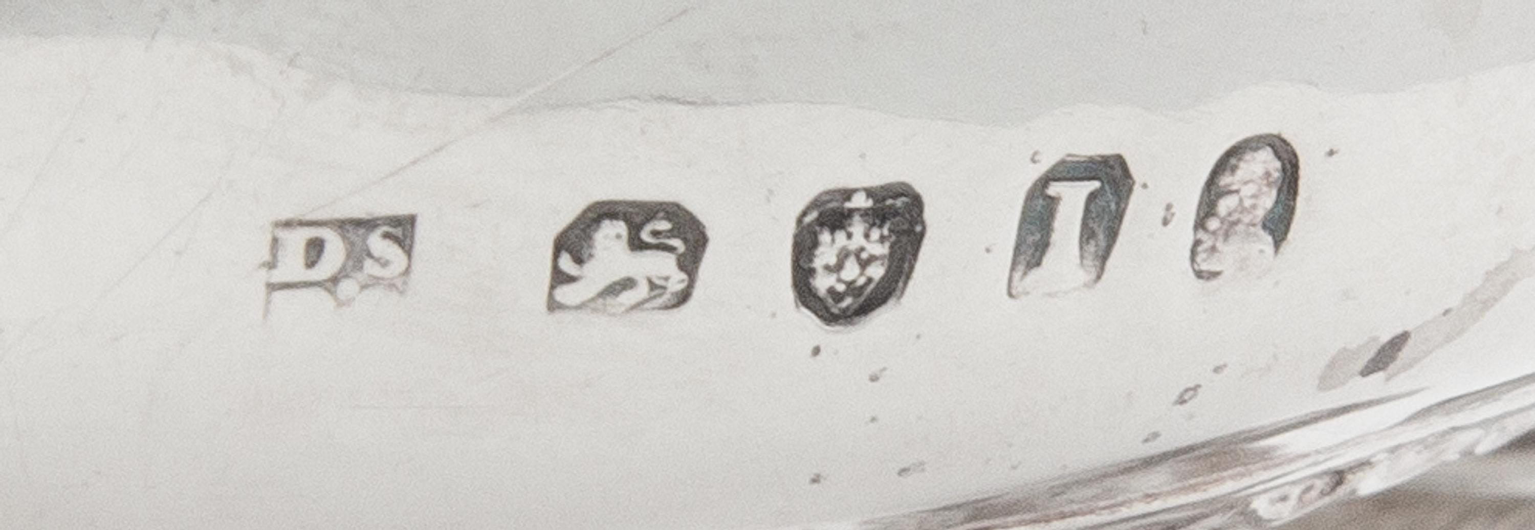 A Pair of George III Silver Master Salts, Daniel Smith and Robert Sharp, London, 1804, the rims worked to show fans, the bodies having