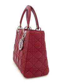 Christian Dior Red Leather Cannage Small Lady Dior Bag, 2008