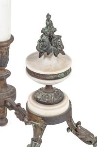 A Continental Gilt Bronze and Marble Side Table