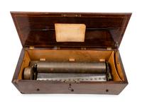 A Large Swiss Cylinder Music Box