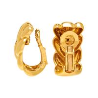 CARTIER, YELLOW GOLD CLIP EARRINGS