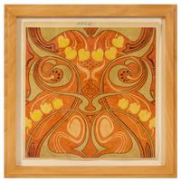 A Pair of Art Nouveau Block Prints