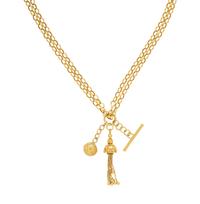 Monica Rich Kosann, Yellow Gold and Diamond Necklace