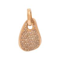 ROSE GOLD AND COLORED DIAMOND PENDANT