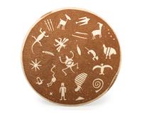 A Southwestern Style Decorative Wall Hanging Diameter 37 inches
