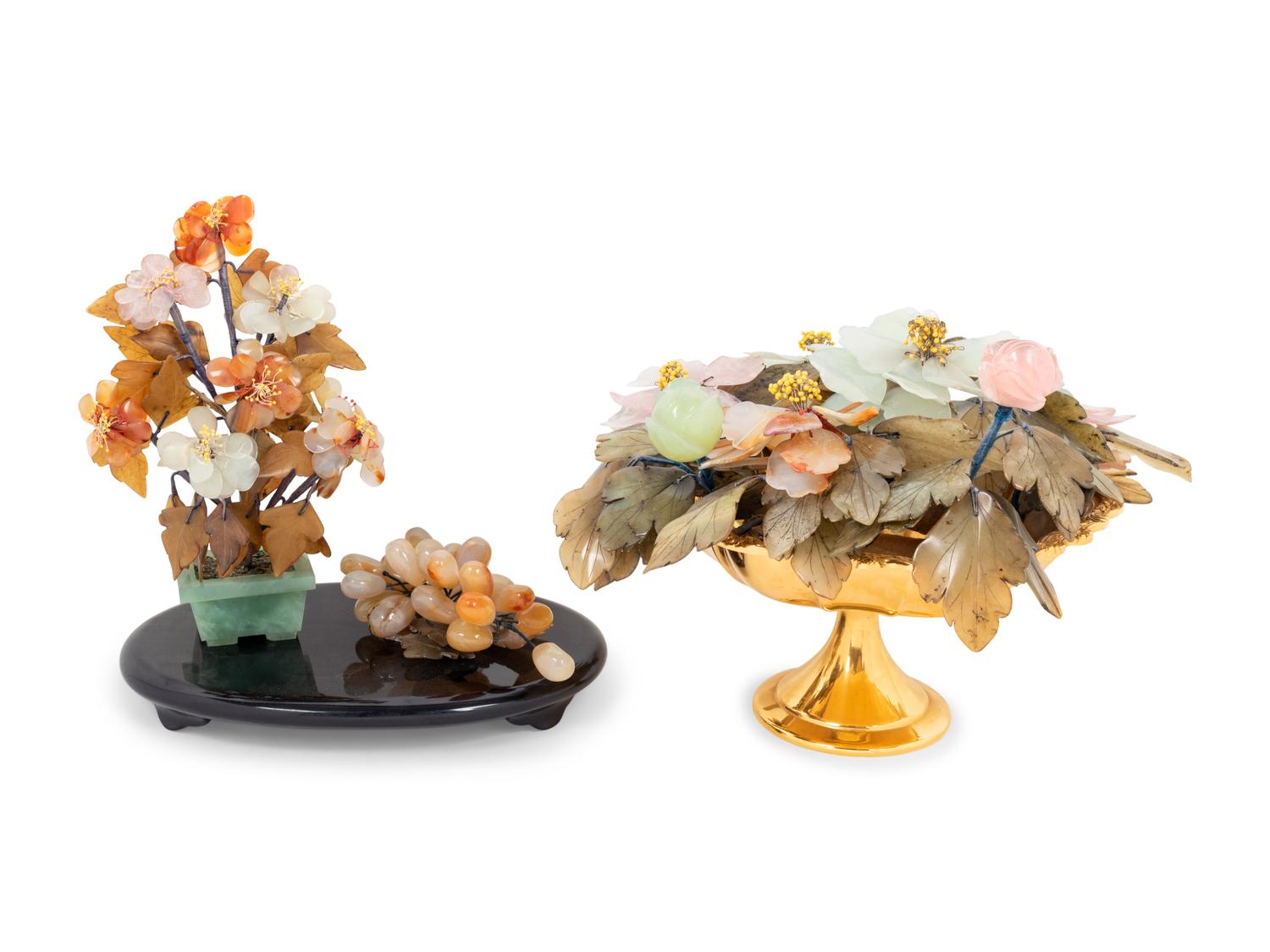 Two Chinese Hardstone Models of Trees