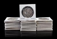 A Collection of Thirty-Five Walking Liberty Half-Dollars — Various dates