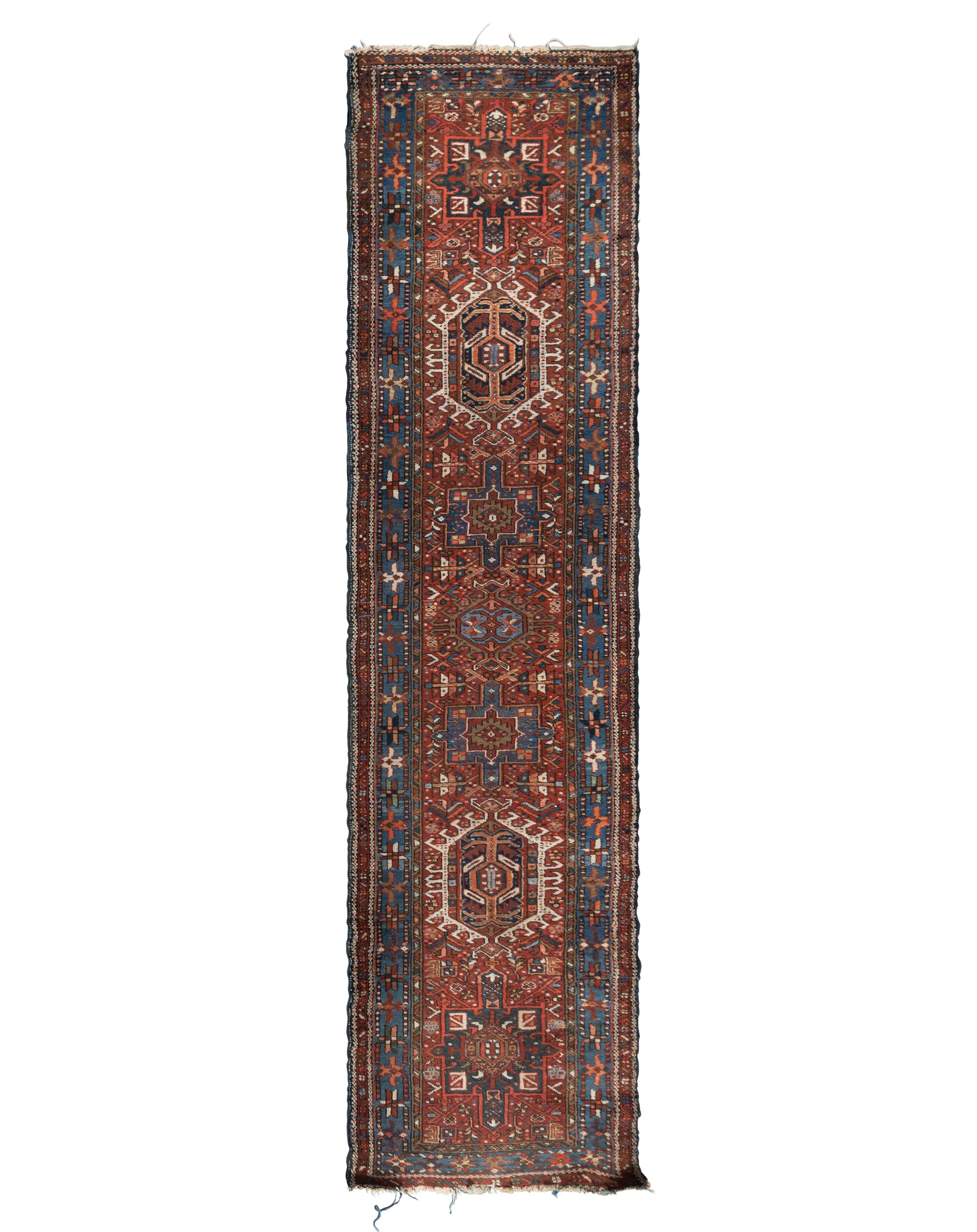 A Heriz Wool Runner